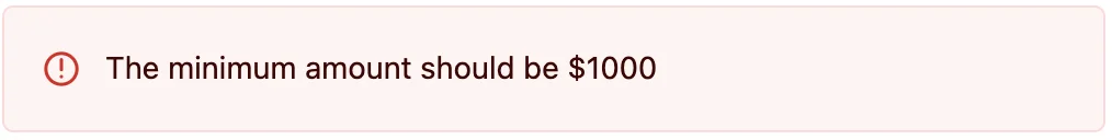 Order Validation