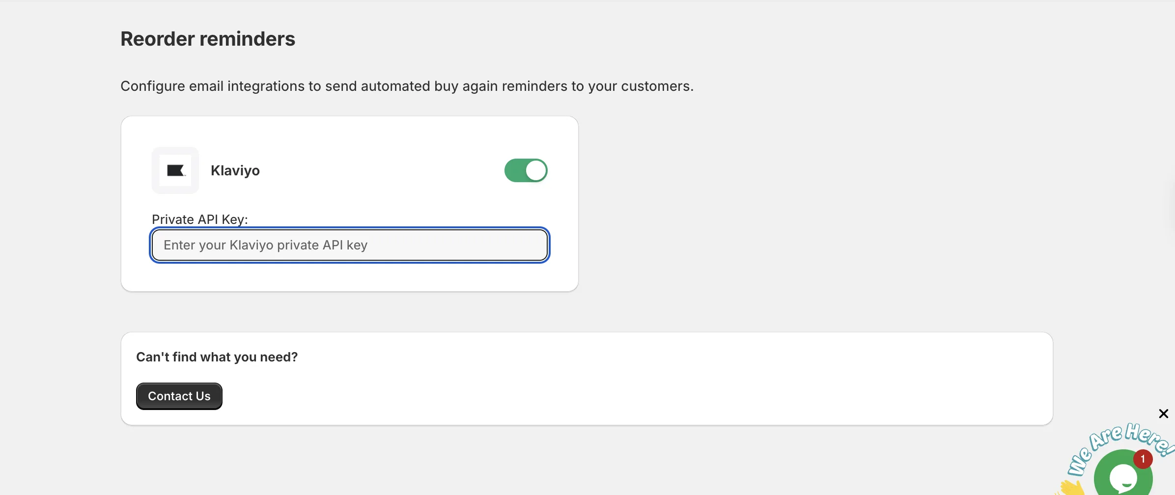 Klaviyo - double opt-in option